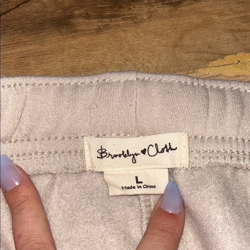 Cream Relaxed Fit Jogger Track Pants - Picture 3 of 3